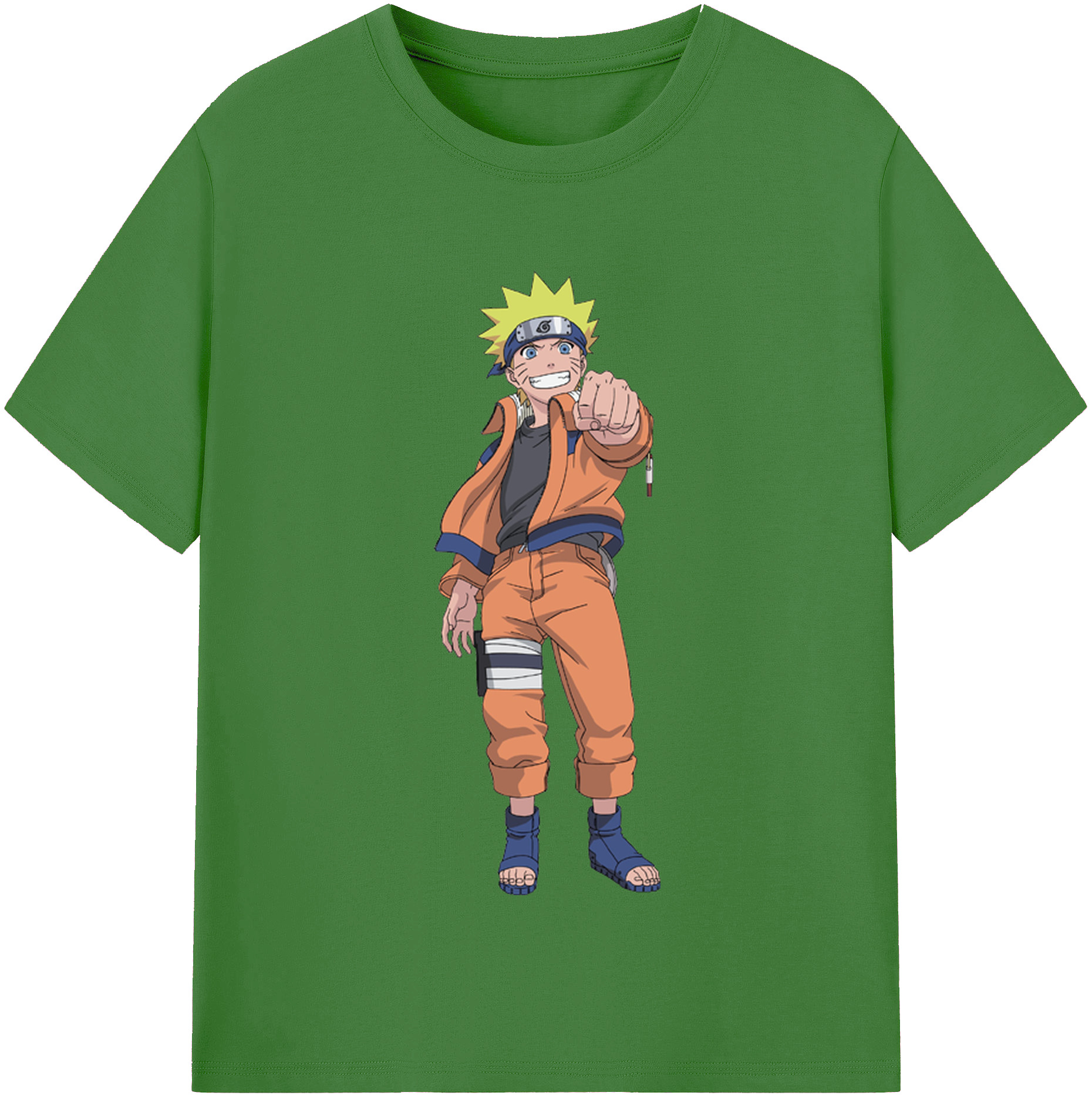 （画像用） NARUTO -ナルト- うずまき ナルト Uzumaki Naruto レディースカジュアルプリントTシャツ（綿100％）